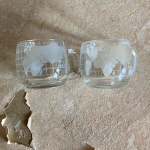 Two Vintage Nescafé World Mugs